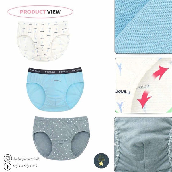 Renoma Set chip Boy số 3 size 65 size 4-5Y