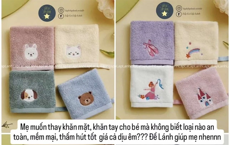 Modernhouse Set khăn 4p Animal