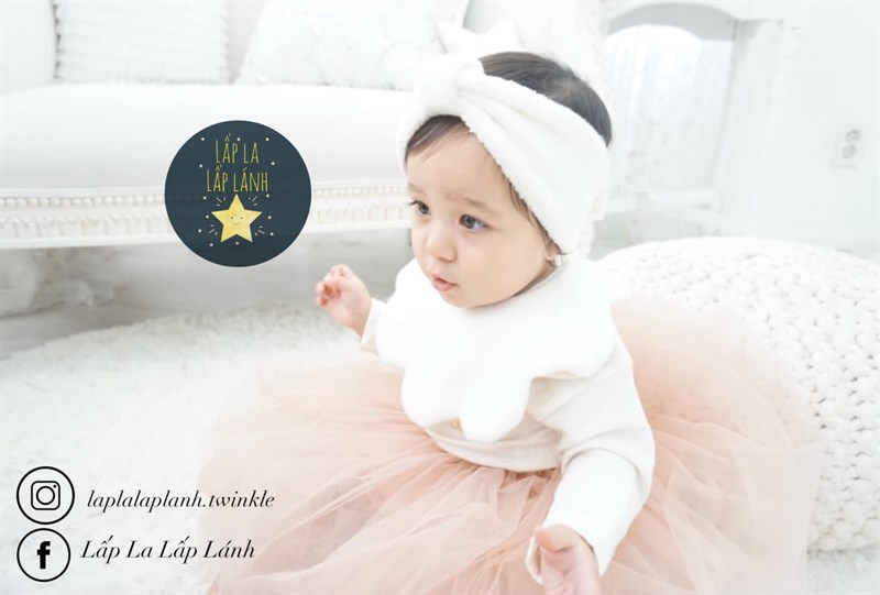 Yếm Vải Uidong Trắng trơn Mặt bông