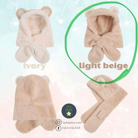 Shoopenkids Nón gấu HPKACEFV6U