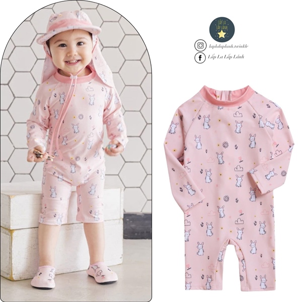 Joymulti Nón bơi thỏ hồng size L