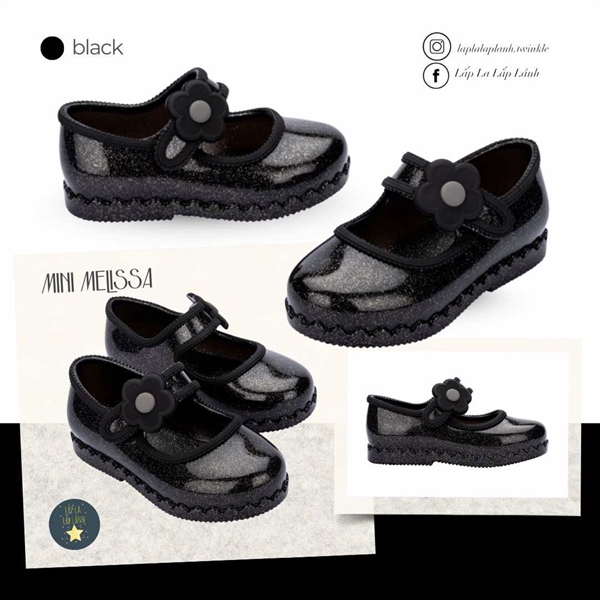 Minimelissa Giày búp bê MSKCF2TSHB11BLK size 190