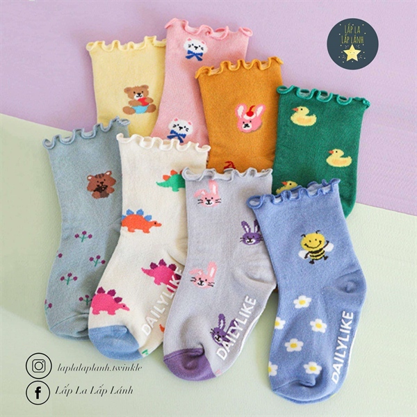 Dailylike Set vớ vịt xanh lá size XL