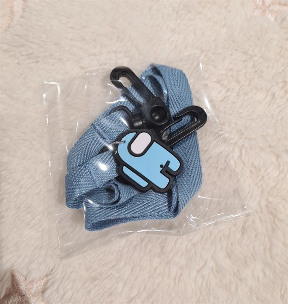 LucyQueen Dây khẩu trang Among Us Blue