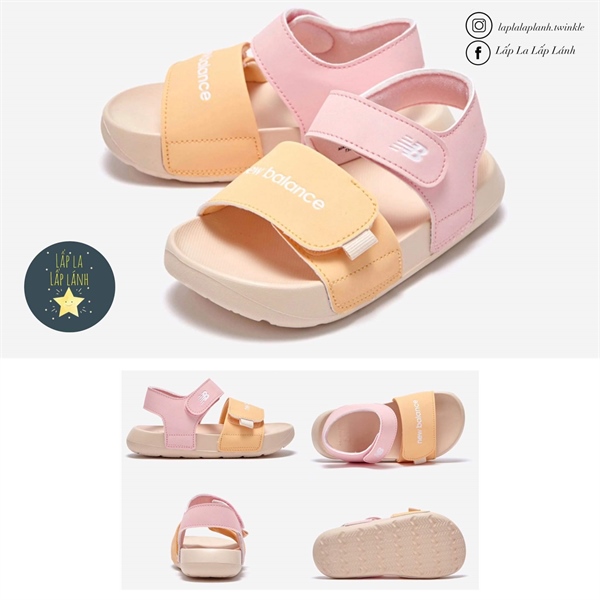 NewBalance Sanda Hồng-Vàng K6303P2P size 170-220