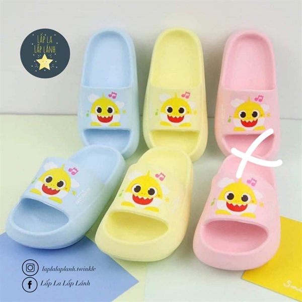 Pinkfong Dép nhựa hồng size 160