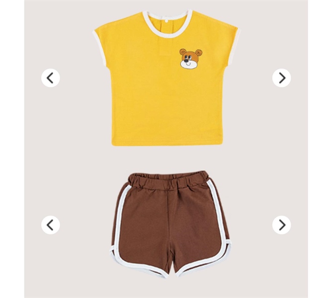 Cordi Set đồ vàng nâu size 12-24m