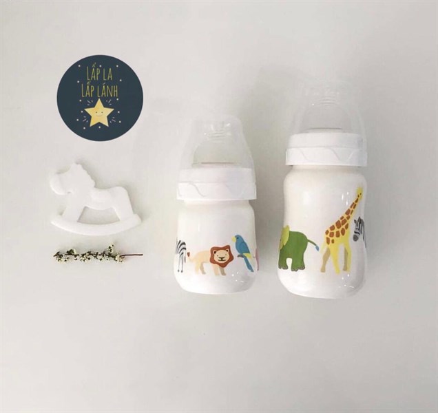 RoyalSevres Bình sữa sứ Thú Lớn 280mL