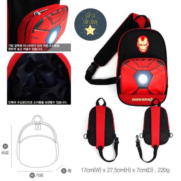 Winghouse Túi đeo chéo MV0344 mẫu Iron man