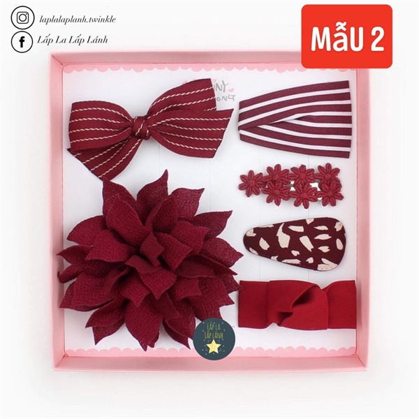 ChennyBongBong Set kẹp mẫu 2