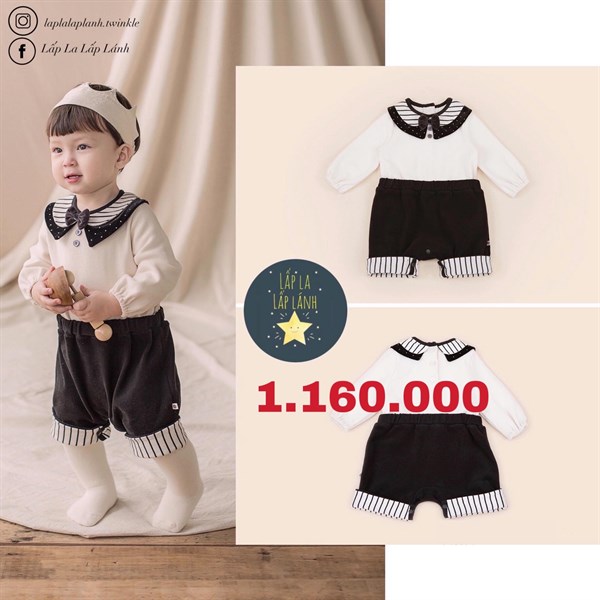 Happy Prince Áo Nơ Đen, Quần Đen for boy