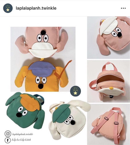 Rangubebe Balo cún Vàng