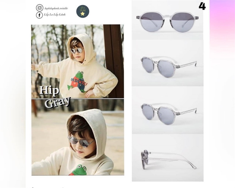 Ankyong Kính mát mẫu 4 Xám