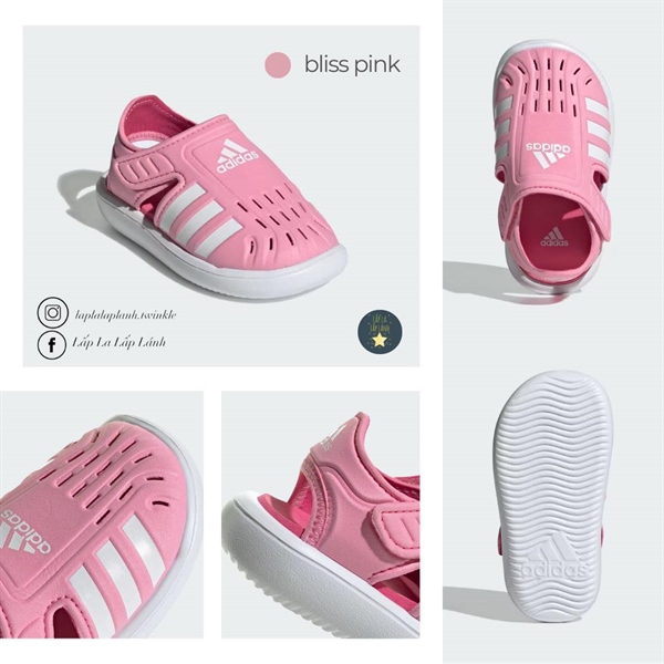 Adidas Sandal IE2604 hồng size 130