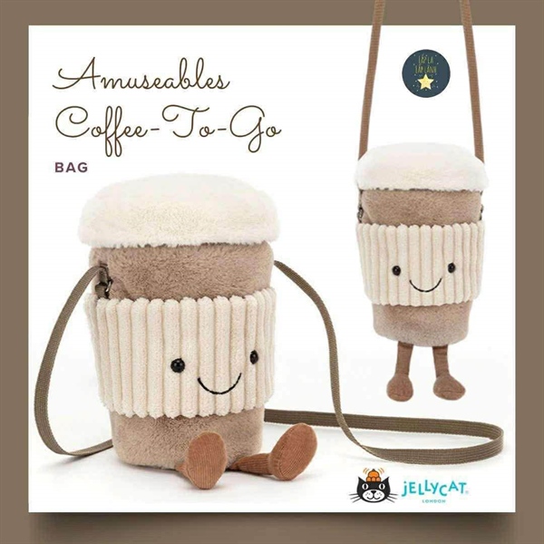 Jellycat Crossbag Coffee