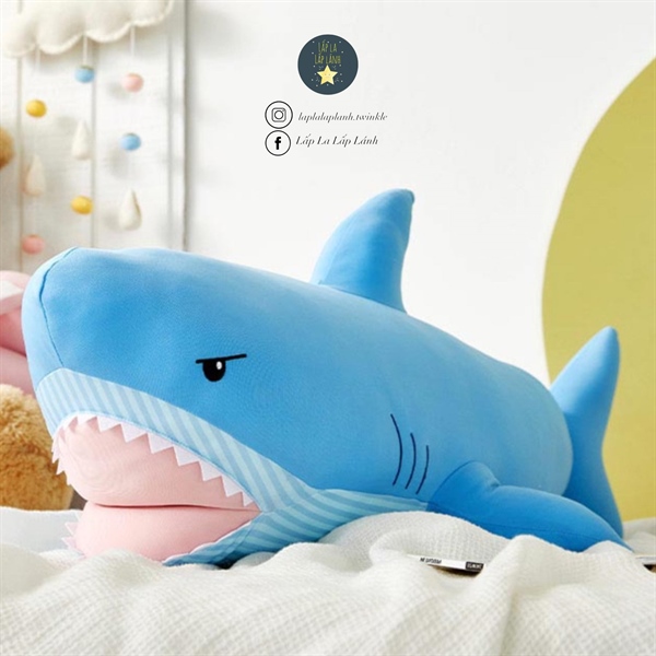 Modernhouse Thú bông Cá mập xanh 70x30cm