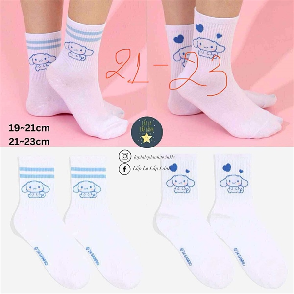 Renoma Set vớ 4p Cinnamoroll 2 mẫu