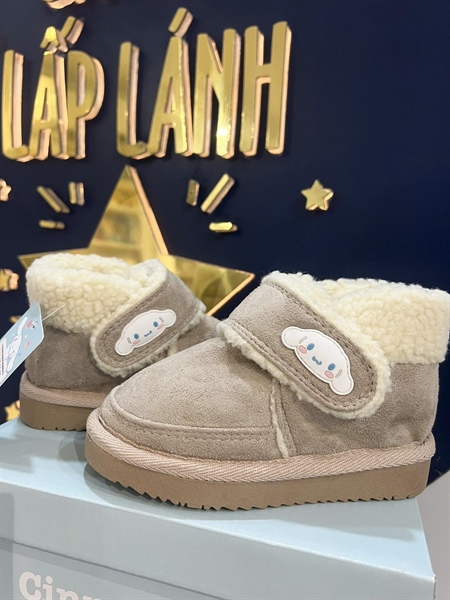 Shoelamode Ủng lông Cinnamoroll beige