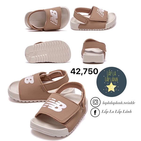NewBalance Sandal Front Logo Brown (Baby)
