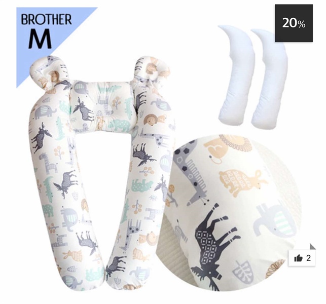 Bbanco Gối ôm toàn thân Brother Animal size M