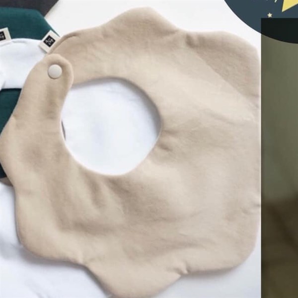 Yếm Vải Uidong Kem Trơn