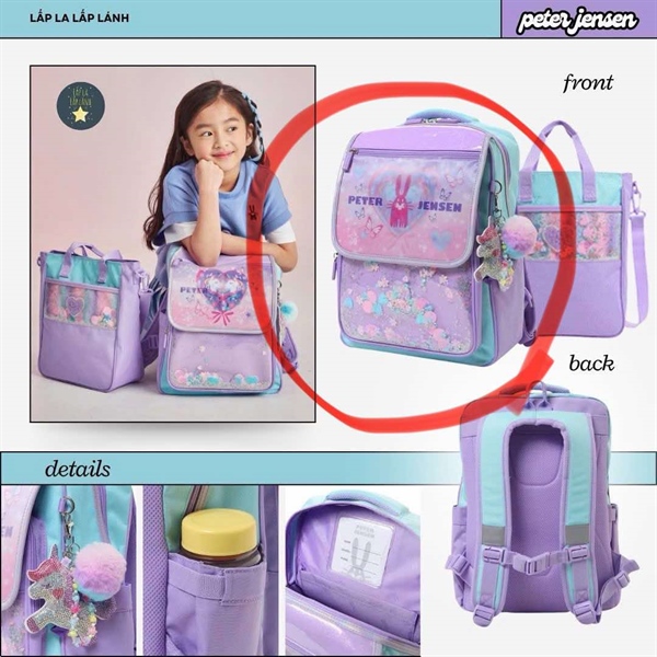 Peterjensen Balo PUS62UP53M-VI Unicorn Tím