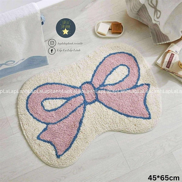 ModernHouse Thảm chân Nơ hồng