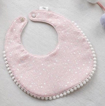 Yếm vải Bily Silver Pink