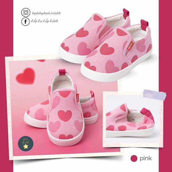 Ozkiz Slip on Tim hồng