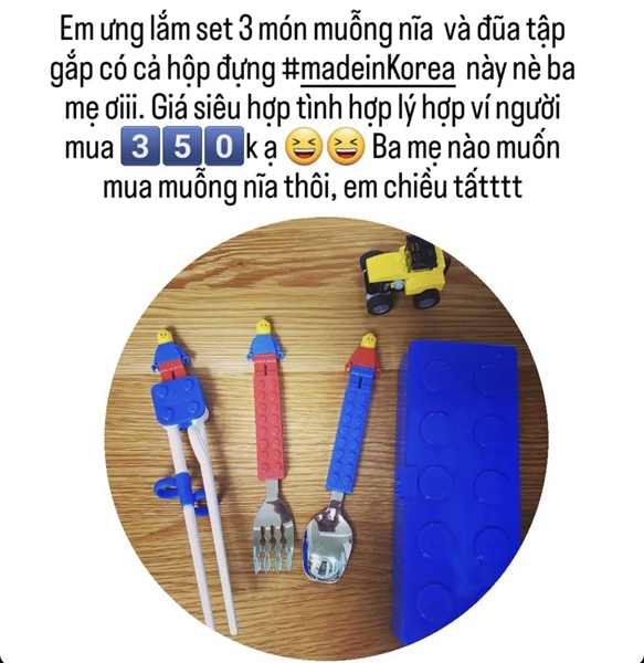 Oxford Set muỗng nĩa đũa lego