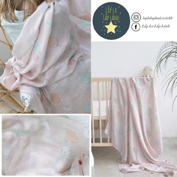 Bily Khăn đa năng Bamboo Thỏ bong bóng