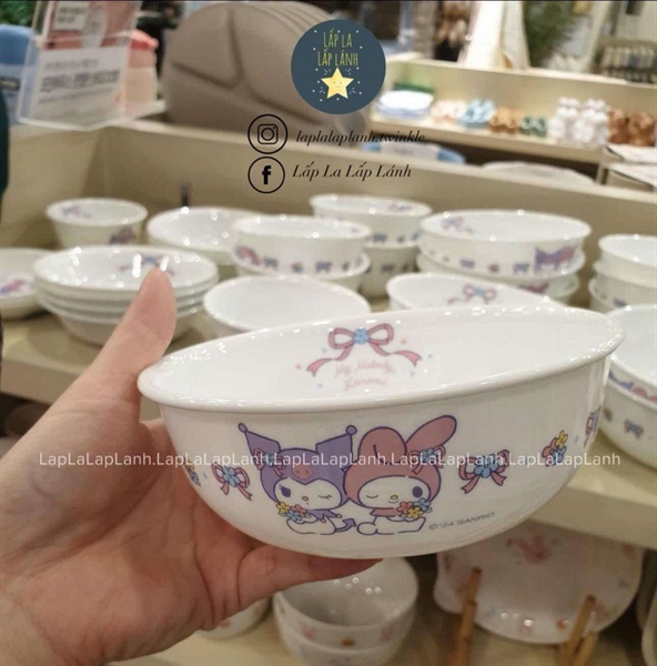 Corelle Chén sứ Kuromi đường kính 14cm