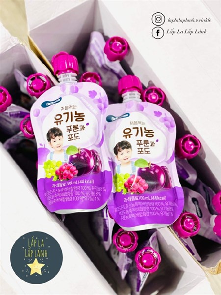 Bebecook Mix Nước Ép Nho + Mận Dạng gói nhỏ