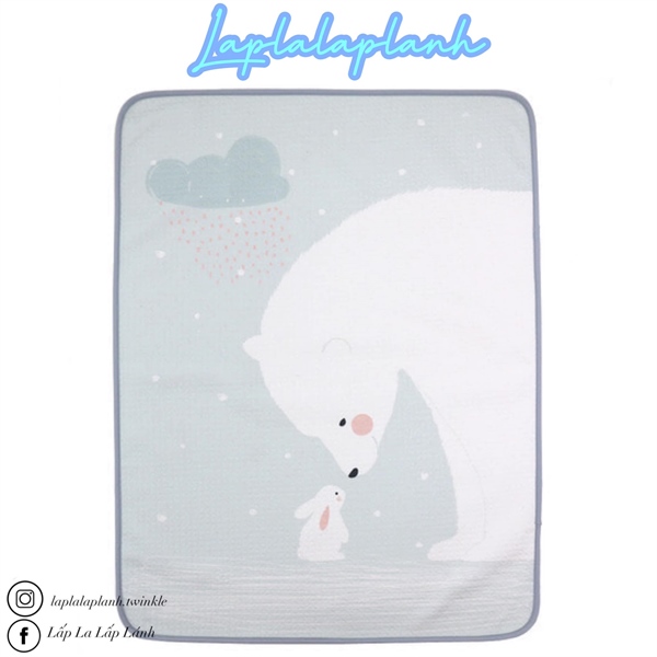 Lieto Thảm chống thấm Gấu xanh size M