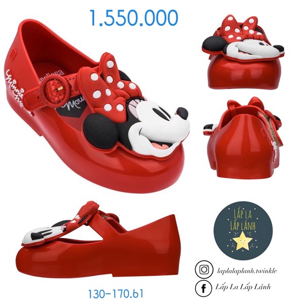 Minimelissa Giày búp bê Minnie Đỏ