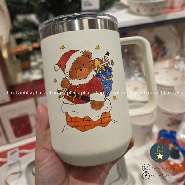 ModernHouse Ly inox Noel trắng