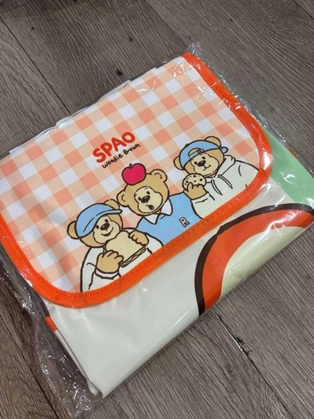 Spaokids Thảm picnic mẫu gấu