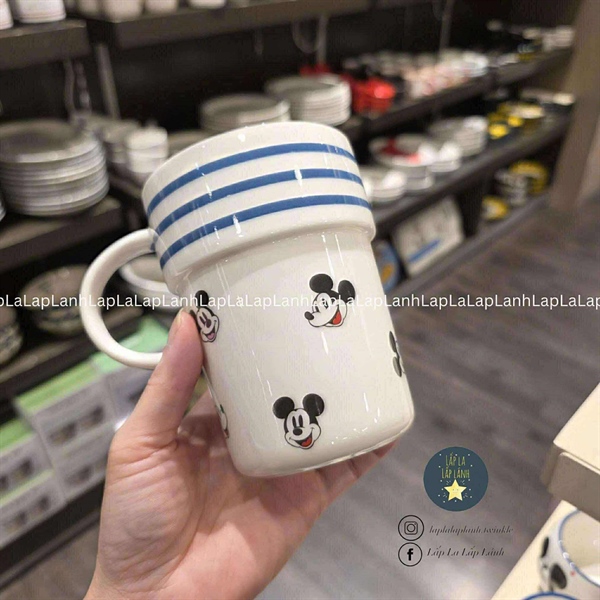 ModernHouse Ly sứ Mickey Sọc xanh