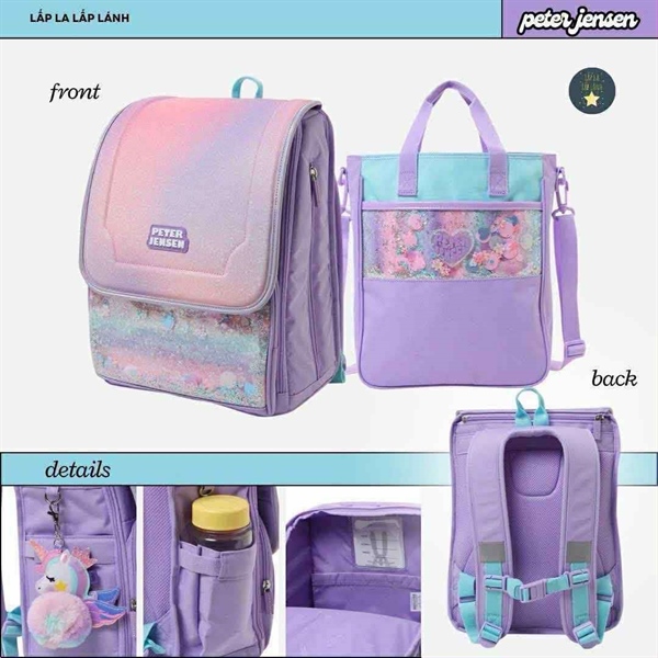 PeterJenSen Set balo TRIS000009918 Tím