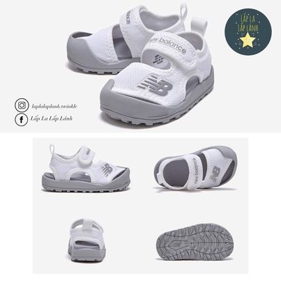 Newbalance Sandal trắng K8810W2I s130-160