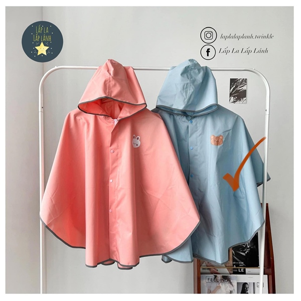 ECLL Áo mưa xanh size XL