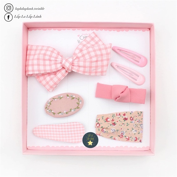 ChennyBongBong Set Kẹp Mẫu 10