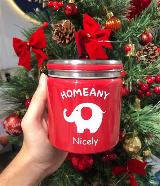 Homeany Bình ủ cháo Red