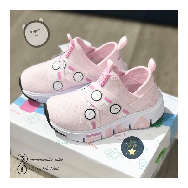 Fila Giày Gấu Hồng Đan Chéo
