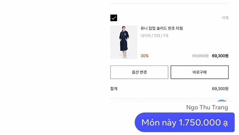 Barrel Khăm trùm women Navy S105