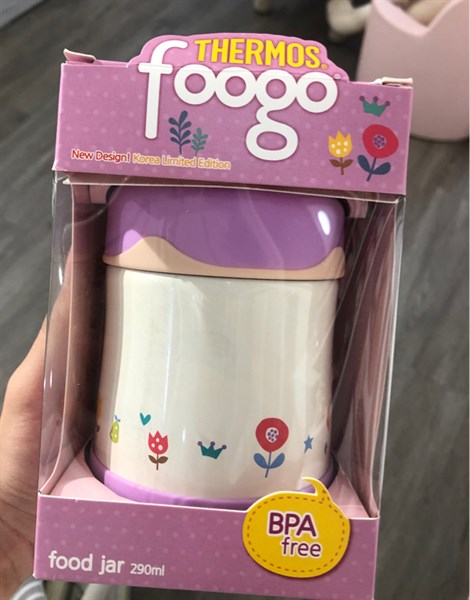 Foogo Bình ủ cháo Purple