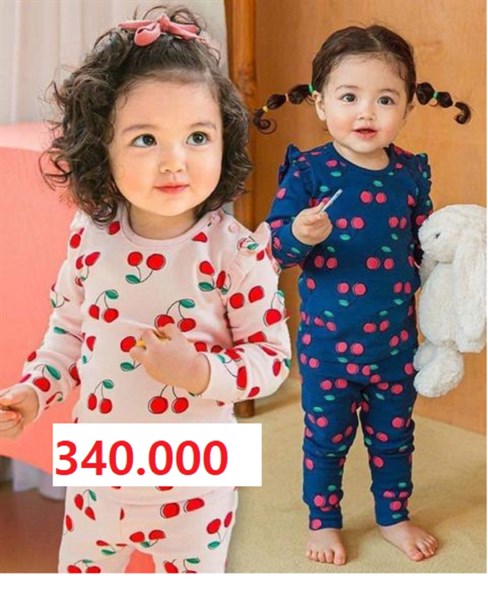 Cordi Set đồ Cherry Hồng size 80