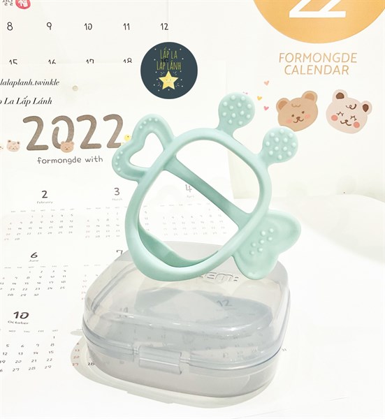 JemJem Gặm nướu + Case Ong màu Green