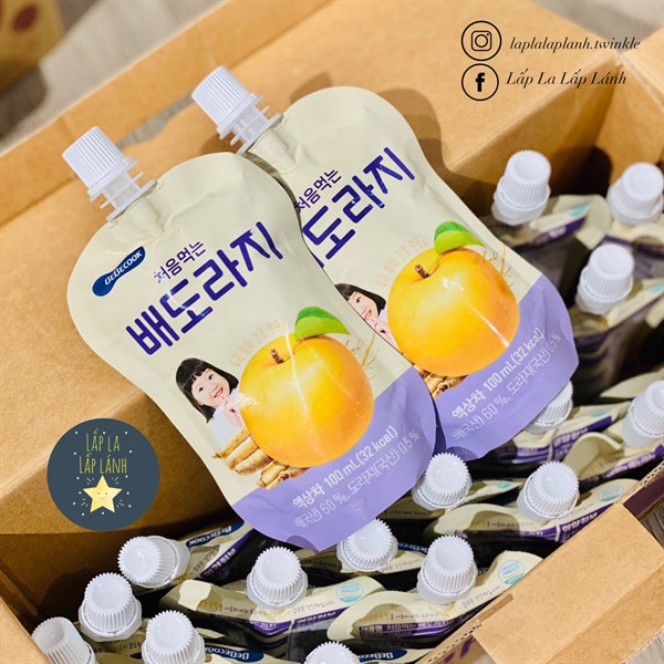 Bebecook Nước ép lê tím dạng gói nhỏ