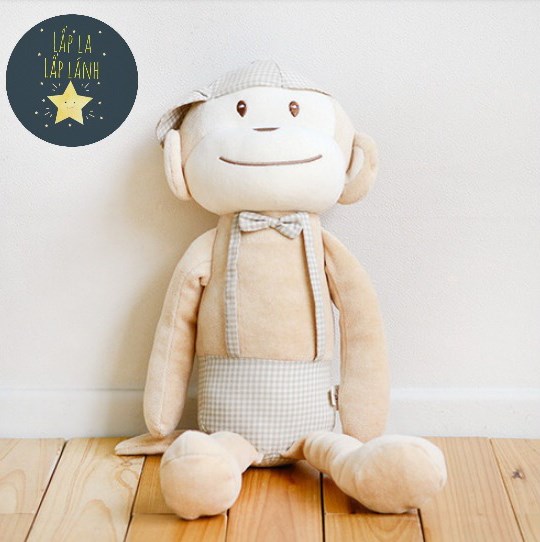 BlessNature Thú bông organic Khỉ bông 50cm